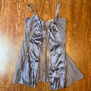 Victoria Secret Very Sexy Purple Lingerie Teddy Sheer Butterfly Y2K Small